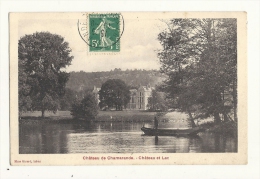 Cp, 91, Château De Chamarande, Château Et Lac, Voyagée - Autres & Non Classés