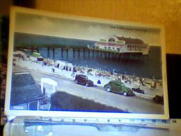 ENGLAND THE PIER AND GARDEN-CLEETHORPES AUTO CAR  DANCING NIGHTLY  V1955 EH1862 - Sonstige & Ohne Zuordnung