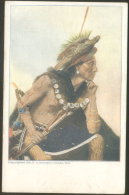 NATIVE AMERICAN INDIAN OLD VINTAGE POSTCARD 1903 - Non Classificati