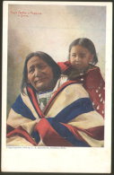 NATIVE AMERICAN INDIAN SIOUX OLD VINTAGE POSTCARD 1904 - Non Classés