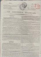LE COURRIER FRANCAIS 27 04 1824 - LONDRES - UNIVERSITES - DETTE PUBLIQUE - RENTES - - 1800 - 1849