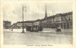 4716/A/GE2 - TORINO - Piazza Vittorio Veneto Con Tram E Carrozzella In Primo Piano - Places