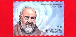 VATICANO  - 1999 - Padre Pio Da Pietrelcina - 900 L. • Ritratto - Gebruikt