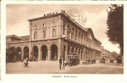 4719/A/GE2 - TORINO - Stazione Porta Nuova Con Tram, Auto E Vigile Urbano - Stazione Porta Nuova