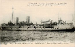 CPA SOUS-MARIN De Guerre , CASABLANCA , Contre Torpilleur - Submarines