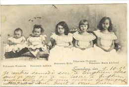 Carte Postale Ancienne Luxembourg - Princesses Elisabeth, Antonia, Hilda, Charlotte Et Adelheid - Familles Royales - Grossherzogliche Familie