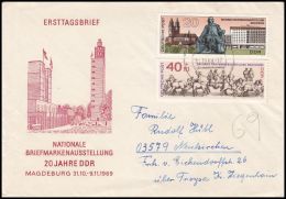 Germany GDR 1969, Cover Lobau To Neukirchen - Covers & Documents