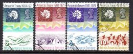 British Antarctic Territory BAT 1971 Antarctic Treaty Set Of 4, Fine Used - Ongebruikt