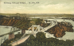 REVERSING FALLS AND BRIDGES  - ST JOHN N.B - St. John
