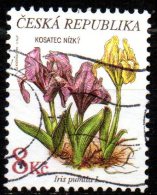 CZECH REPUBLIC 1997 Endangered Plants - 8k.   - Dwarf Bearded Iris FU - Gebruikt