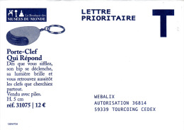 WEBALIX 59 TOURCOING LETTRE PRIORITAIRE ENVELOPPE REPONSE  T VALIDITE PERMANENTE - Karten/Antwortumschläge T