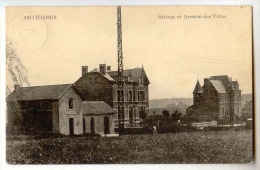 E1089 - ANTHISNES  -  Station Et Avenue Des Villas - Anthisnes