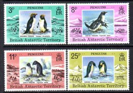 British Antarctic Territory BAT 1979 Penguins Set Of 4, MNH - Ongebruikt