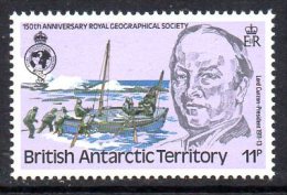 British Antarctic Territory BAT 1980 Royal Geographical Society 11p Crown To Right Of CA, MNH - Ongebruikt