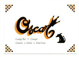 Carte Publicitaire - Oscar Lounge-Bar  - La Rochelle - Sonstige & Ohne Zuordnung