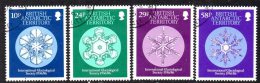 British Antarctic Territory BAT 1986 Glaciology Societyt Set Of 4, Fine Used - Used Stamps