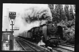 LOCOMOTIVES ALLEMANDES PHOTO ORIGINALE DAHLSTROM DR 1968 - Trains