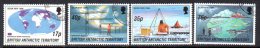 British Antarctic Territory BAT 1996 Antarctic Research Committee Set Of 4, Fine Used - Gebraucht