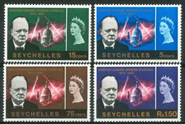 1966 Seychelles Churchill Personaggi Characters Caractères Set MNH** Te231 - Seychelles (...-1976)