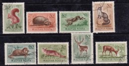 Hongrie 1953 N°Y.T. :  PA. 136 à 143 Obl. - Used Stamps