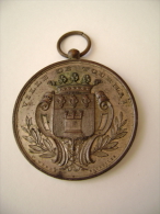 1892   BELGIO   EXPOSITION INTENATIONAL  D' AVICOLTURE  VILLE  DE TOURNAI MEDAGLIA BIG MEDAL - Profesionales / De Sociedad