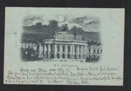 Litho K K Hofburgtheater 1890 Gelaufen - Vienna Center