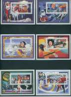 NORTH KOREA 1994 WINTER OLYMPIC GAMES DE LUXE SHEETS X 6 - Winter 1994: Lillehammer