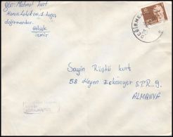 Turkey 1981, Cover Degimender To Hagen - Cartas & Documentos