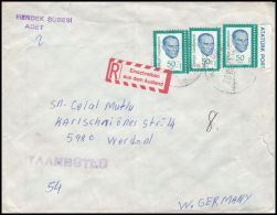 Turkey 1983, Cover Hendek To Werdohl - Storia Postale