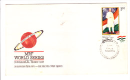 First Day Cover Issued From India On Mrf World Series For The Jawaharlal Nehru On 01.11.1989 - Brieven En Documenten