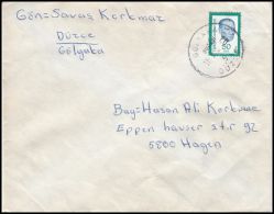 Turkey 1983, Cover Duzce To Hagen - Brieven En Documenten