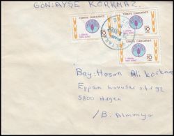 Turkey 1980, Cover Duzce To Hagen - Brieven En Documenten