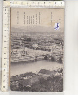 PO1900C# TORINO - PIAZZA VITTORIO EMANUELE I - FIUME PO PONTI - CATENA ALPI   No VG - Lugares Y Plazas