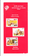 Informatin Folder/brochure From India On Commemorative Issue On Cities Of India On 24.12.1990 - Briefe