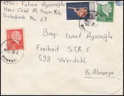 Turkey 1977, Cover Karaman To Werdohl - Briefe U. Dokumente