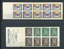 Sweden 1967-8 (2) Booklets Sc 730a,798a MNH - 1951-80