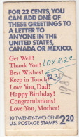 United States 22c Greetings Stamps., $2.20 Issue, Join Stamp Club, Philately, As Scan - 3. 1981-...