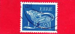 IRLANDA - EIRE - 1971 - Arte Preistorica - Cane - Chain - Dog - Hund - 1 - Used Stamps