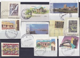 Australia -Postage Paid Collection With Legible Postmarks - 10 - Marcofilia