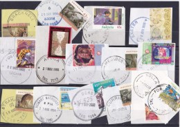 Australia - Tasmania Decimal Collection With Legible Postmarks - 15 - Marcophilie