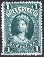 Queensland 1882 1 Pound SG 161 Unused - Ungebraucht