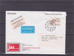 Chasseurs - Groenland - Lettre De 1981 - Oblitération Dunda - Storia Postale
