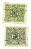 1954 - Cecoslovacchia S 83/84 Segnatasse C2650   ----- - Strafport