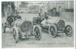 Carte Postale Grand Prix Automobile Circuit De Dieppe 1908 - Automovilismo - F1
