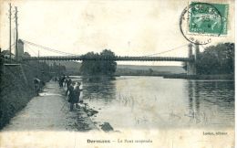 N°34515 -cpa Dormans -le Pont Suspendu- - Fishing
