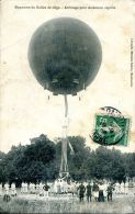 N°34524 -cpa Manoeuvre Du Ballon De Siège -arrimage Pour Ascension Captive- - Globos