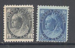 CANADA, 1898 Half En 5 Cents Unused, Cat £115 - Unused Stamps