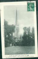 Saint Julien L'Ars - Le Clocher De L'église - Vue Prise De La Prairie Du Chateau    - Abg140 - Saint Julien L'Ars