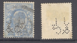 GB-PERFIN 1902, 2½d (Harrison, P15) Perf. J L & Co - Perfins