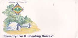 Australia 1982 12th Australian Jamboree Mint Cover With Insert - Storia Postale